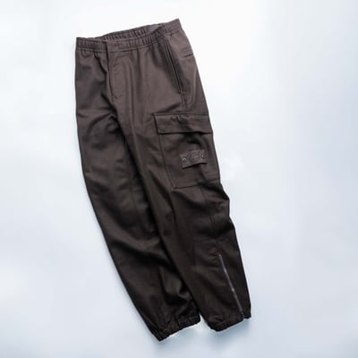 Stone Island Ghost 幽靈羊毛寬褲 灰褐色3