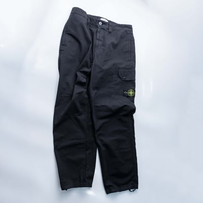 Stone Island 抗撕裂寬褲 黑3