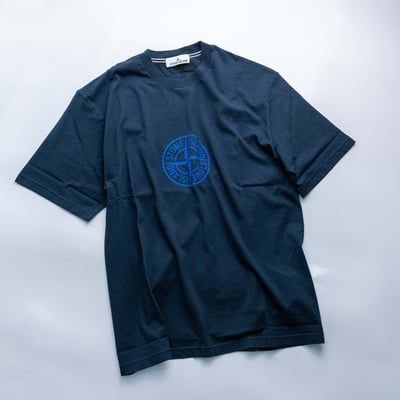 Stone Island 有機棉短袖 深藍3