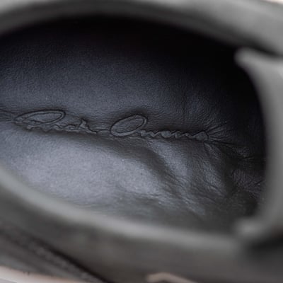 Rick Owens Vintage low 小牛皮麂皮低筒 油加利灰綠10