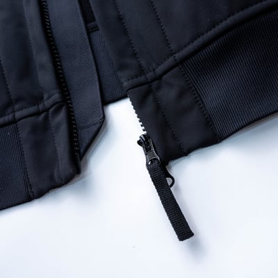 Stone Island Soft shell 刷絨連帽軟殼外套 黑8