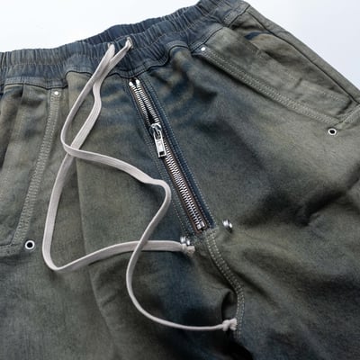 Rick Owens 主線 Wide Bela 水洗丹寧寬褲 深塵色4