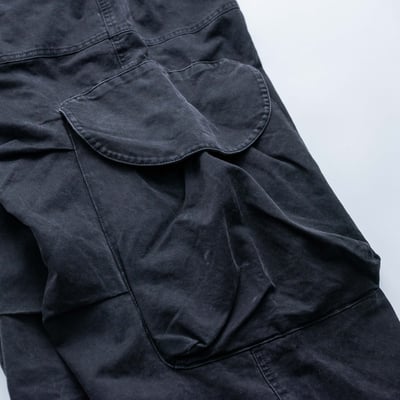 ENTIRE STUDIOS 水洗工裝寬褲 黑9