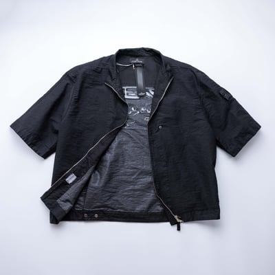 [ Stone Island Shadow Project ] 10322 OVERSHIRT DOUBLE FACE GRAPHICS 黑色3