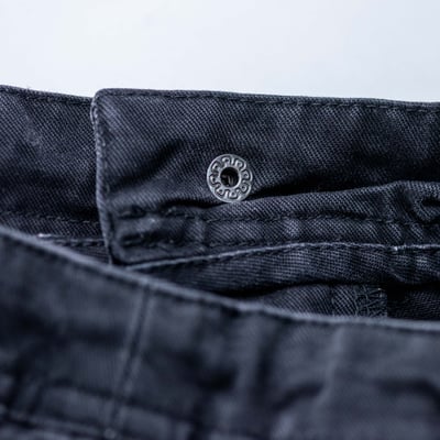 ENTIRE STUDIOS 水洗工裝寬褲 黑4