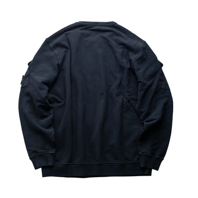 Stone Island 手臂口袋衛衣 黑2