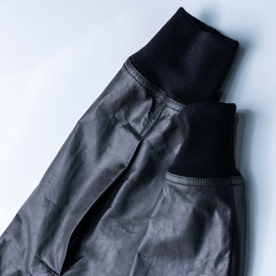 Rick Owens 主線 Bauhaus 做舊皮革飛行外套 黑7