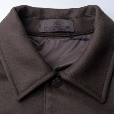 Stone Island Ghost 羊毛外套 深棕色6