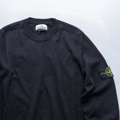 Stone Island 下擺無縮針織衛衣 黑8