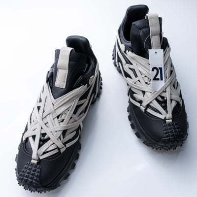 Rick Owens x Moncler Trailgrip Megalace 黑3