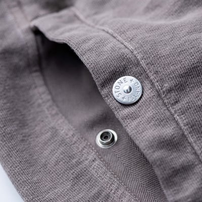 Stone Island 連帽棉外套 鴿灰色8