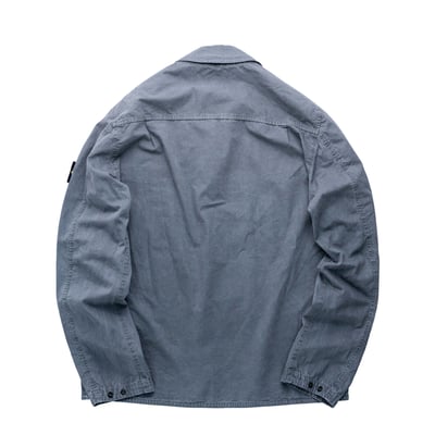 Stone Island 工作襯衫 水洗水泥灰2