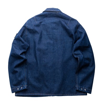 Stone Island 丹寧襯衫 水洗藍2