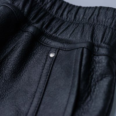 Rick Owens 主線 Cargobela 羊皮工裝短褲 黑6