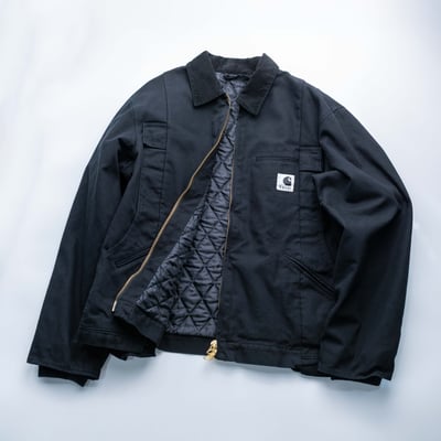 Sacai x Carhartt WIP Duck 解構底特律外套 黑3