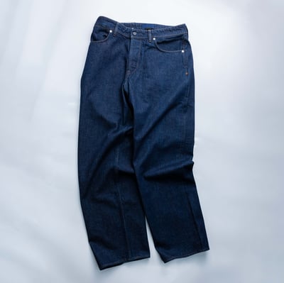 Stone Island 寬鬆水洗牛仔褲 藍3