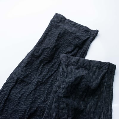 Stone Island 尼龍燈芯絨500寬褲 黑3