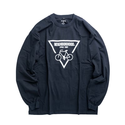 Neighborhood NH. T-SHIRT LS-3 黑1