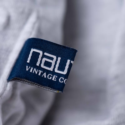 [Nautica JP] "TOO BIG" Reversible Game Tee 海軍藍5