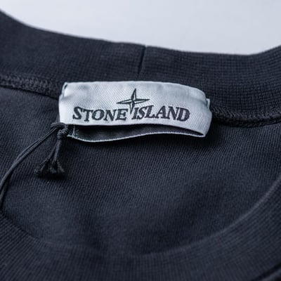 Stone Island 無刷絨經典衛衣 黑3