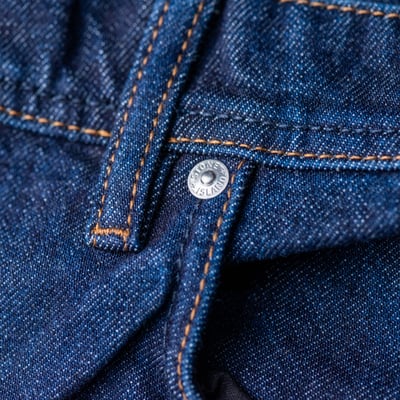 Stone Island 水洗丹寧標準長褲 水洗藍6