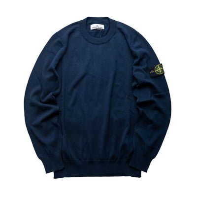 Stone Island 針織薄長袖 深藍1