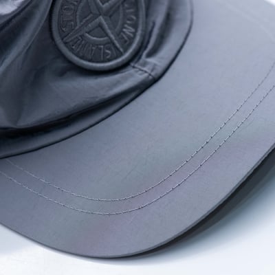 Stone Island 金屬尼龍老帽 鉛灰4