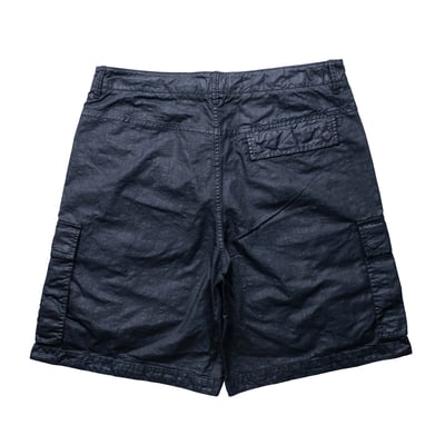 Stone Island 巴拿馬尼龍寬鬆口袋短褲 黑2