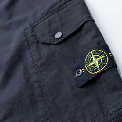 Stone Island 抗撕裂寬褲 黑5