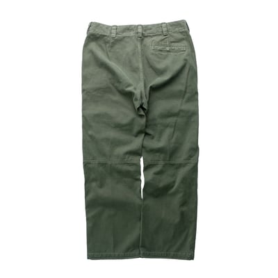 Stone Island PANAMA巴拿馬棉放鬆版型長褲 麝香綠2