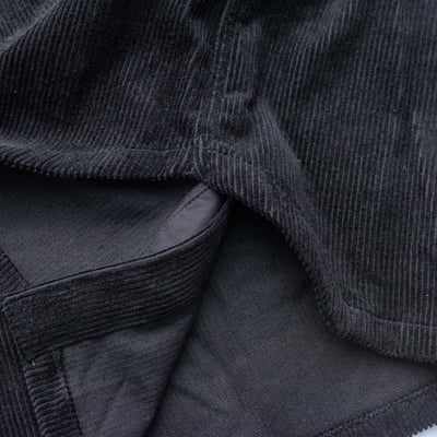 Rick Owens 主線 Work shirt linen 燈芯絨工作襯衫 黑6