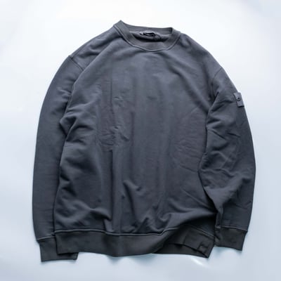 Stone Island Ghost 幽靈刷絨薄衛衣 水泥灰3