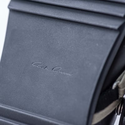 Rick Owens 主線 Megalaced mule 小牛皮拖鞋 黑9