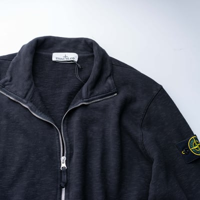 Stone Island 立領棉外套 黑5