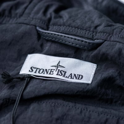Stone Island Texture Leather 壓紋連帽皮衣 黑6
