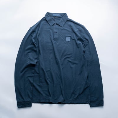 Stone Island Ghost 幽靈羅盤Polo長袖 石板藍3