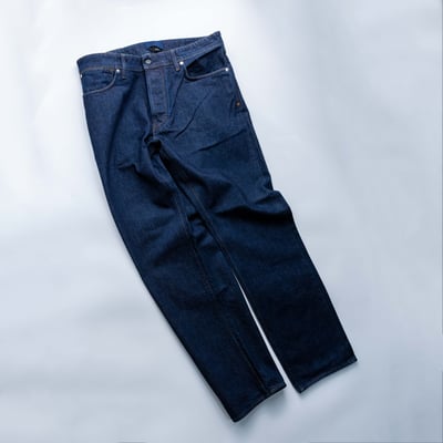 Stone Island 水洗丹寧標準長褲 水洗藍3