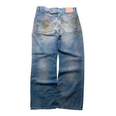 Acne Studios 2021M 做舊寬版牛仔褲 藍灰2