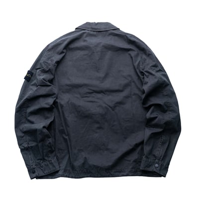 Stone Island 水洗工裝襯衫 碳灰2