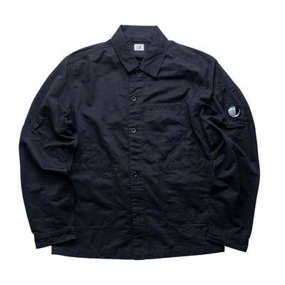 C.P. Company 風鏡尼龍壓扣襯衫外套 黑1