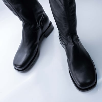 Lemaire 軟羊皮工作靴 黑4