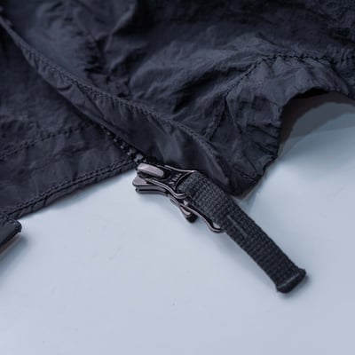 Stone Island 金屬尼龍短袖襯衫 黑4