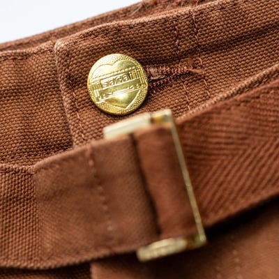 Sacai x Carhartt Duck 工作褲 咖啡色6