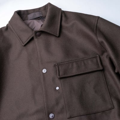 Stone Island Ghost 羊毛外套 深棕色5