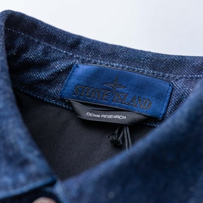 Stone Island 單寧系列 單寧襯衫外套 藍7