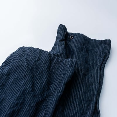 Stone Island 抓皺尼龍燈芯絨外套 深藍4