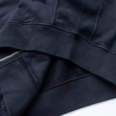 Stone Island 拉鏈連帽棉外套 黑8