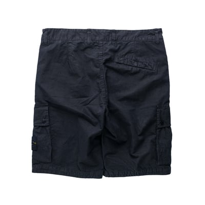 Stone Island 工裝口袋短褲 水洗黑2