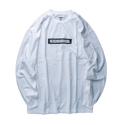 Neighborhood NH. Tee LS-2 薄長袖 白1