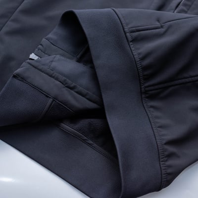 Stone Island Soft shell 刷絨連帽軟殼外套 黑6
